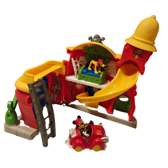 Disney Mickey Mouse Firehouse Playset - Picture 1 of 4
